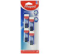 Maped - Lot de 4 Gommes Technic Ultra Classic - Gommes Blanches Bi-Matière