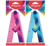 Maped Cosmic 281017 - Règle pliable - 30 cm (Couleurs assorties) - 1 Unité