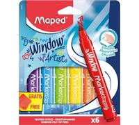 Marqueur pour vitre MARKER'PEPS Window, étui de 6