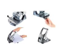 Maped Easy 656510-1 Perforateur 2 trous Capacité-65 feuilles Gris