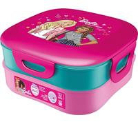 Maped Boîte à déjeuner KIDS CONCEPT Barbie 3-en-1 1,4 l – 2 compartiments modulables, 1 étanche, rose