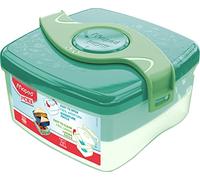 Maped Picnik - Boîte à Déjeuner Origins - Repas Enfants Ouverture Facile - 2 Compartiments dont 1 Amovible - Vert - 1L