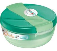 Maped Picnik - Bol à Déjeuner Origins - Grande Capacité 1,4L - Lunch Box 3 Compartiments, Dont 1 Amovible - Ouverture Facile - Idéal pour Repas Complets - Vert