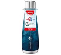 Maped Picnik - Bouteille Isotherme en Acier Inoxydable - Bouteille Étanche - Double Paroi, Longue Conservation Froid et Chaud - Décoration Flowers, 500 ml