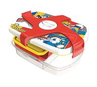 Maped Picnik Concept Boîte à Déjeuner Repas Enfants 3 Compartiments, dont 1 Compartiment Etanche et Amovible Sans BPA ni Phtalates - Comics - 1,7L