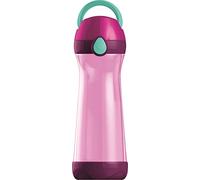Maped Picnik Concept - Gourde Enfants avec Capuchon et Poignée - Système Anti-Gouttes et Etanche - Nettoyage Facile avec Base Dévissable - Plastique sans BPA - Rose - 580ml