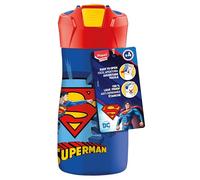 Maped Gourde isotherme enfant Picnik Superman 430 ml inox Bouton de verrouillage Bleu/Rouge