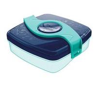 Maped Picnik Origins - Boîte à Goûter Compacte pour Enfants - Ouverture et Nettoyage Facile - Plastique Sans BPA ni Phtalates - Bleu vert - 520ml