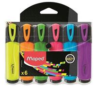 Maped Pochette De 5 Surligneurs Peps Fluo - Couleur Assorties