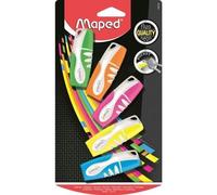 Maped Pochette De 5 Surligneurs Peps Fluo - Couleur Assorties