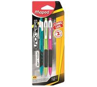 Maped Lot de 3 porte-mines longue durée de vie de 0,5 mm