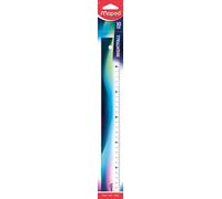 Maped - Règle 30cm Nightfall - règle scolaire décorée - Triple décimètre