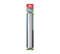 Maped - Règle 30 cm en Aluminium - Triple Décimètre Solide et Durable - Règle Plate de Traçage en Métal - Embouts Anti-Bruit