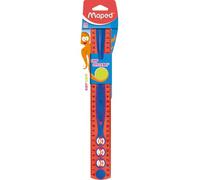 Maped Règle plate Kidy Grip 30 cm antidérapante sans phtalates Coloris aléatoire