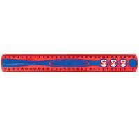 Maped - Règle Kidy Grip - Règle 30 cm - Système anti-dérapant - Sans phtalate - Coloris aléatoire