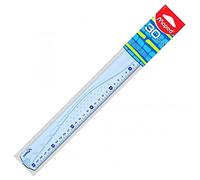 MAPED règle plate Geometric en plastique transparent 30 cm