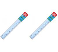 MAPED règle plate Geometric en plastique transparent 30 cm (Lot de 2)