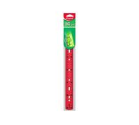 Maped Règle Plate perforée pour Rangement dans Un classeur 30 cm Rouge