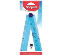 Maped - Règle pliable 2 en 1-15/30 cm - Règle en Plastique Décorée - Compacte