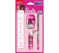 Kit d'écriture Barbie, 4 pièces, sur carte blister