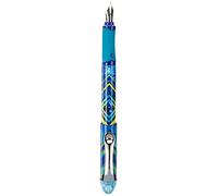 Maped - Stylo Plume Tatoo Teens - Plume Acier - Pointe Iridium - Stylo Plume Rechargeable - Stylo à Encre - Décor Cosmic Bleu