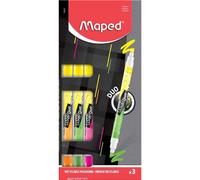 Maped Surligneur Fluo'peps Pen Duo, Blister De 3