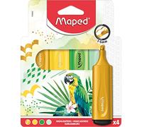 Fluo Peps Highlighter Trois Couleurs Mélangées, 4 Pcs 9022