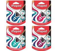 Maped Taille-crayon Clean Grip – 1 trou avec réservoir, ergonomique, grande réserve