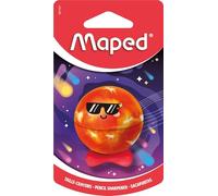 Maped Taille-crayons Planète, 1 trou, réserve métal articulée, anti-chocs, coloris aléatoire