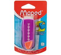 MAPED Universal Gom Stick Gomme protégée et Rechargeable, coloris Rose
