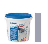 Mapei Kerapoxy Easy Design 127 Colle bi-composant et mortier décoratif pour joints 3 kg 127 Gris arctique