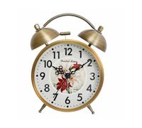 MAQDDO 1pcs Vintage Electroplated Metal Alarm Clock pour Maison