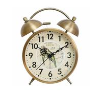 MAQDDO 1pcs Vintage Electroplated Metal Alarm Clock pour Maison