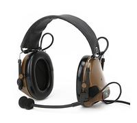 Maqulae Casque de Communication à Réduction de Bruit avec Carte Mère Intégrée de 5e Génération Plus et Bandeau en Cuir Synthétique PU pour Les Activités de Plein Air (Z051-CB)