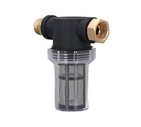 Maqulae Filtre de Tuyau D'arrosage Nettoyeur Haute Pression en Ligne | Plastique Technique, Filetage 3/4 Pouce, Raccord à Emboîtement, Protection de Pompe, Filtration des Débris