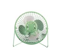 Maqulae Mini Ventilateur de Bureau de 4 Pouces, Petit Circulateur D'air Personnel en Métal USB pour la Maison, le Bureau, la Chambre à Coucher, le Dortoir de Voiture (Verte)