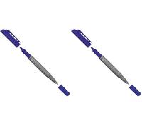 Marabu 01470003139 Graphix Marqueur permanent avec double pointe 1-2 mm et 0,5 mm Couleurs brillantes Encre à séchage rapide, sans odeur et imperméable à l'eau Taille unique (Lot de 2)