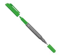 Marabu 01470003154 - Marqueur permanent Graphix vert citron avec double pointe de 1 à 2 mm et 0,5 mm - Couleurs brillantes - Séchage rapide - Encre à base d'alcool - Faible odeur et imperméable
