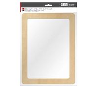 Marabu 0173000000061 - Cadre pour sérigraphie en bois certifié FSC, environ 33,7 x 24,9 x 0,5 cm, avec tissu de sérigraphie 51T, idéal pour impression textile avec des encres d'impression à base d'eau