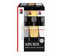 Marabu 120200087 100ml Tube Or, Sable, Argent peinture acrylique - Peintures acryliques (Or, Sable, Argent, 100 ml, Tube)