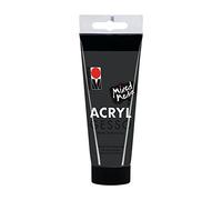 Marabu 120450812 100ml Tube Noir peinture acrylique - Peintures acryliques (Noir, 100 ml, Tube)