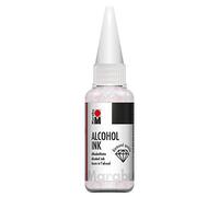 Marabu 12160059511 - Encre à l'alcool diamant pour un effet scintillant - 20 ml - Encre à alcool pour supports non absorbants - Papier spécial enduit, métal, céramique et verre