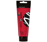 Marabu 12200044911 Artist Acrylic, rouge carmin, 120 ml, peinture acrylique fine de qualité artistique, à base d'eau, consistance pasteuse, hautement pigmentée, très bonne brillance et opacité