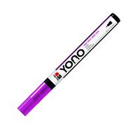 Marabu 124001014 12400101014-YONO Marqueur Magenta 014 polyvalent acrylique avec pointe ogive japonaise, à base d'eau, résistant à la lumière et à l'eau pour presque tous les supports, 0,5-1,5 mm