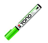 Marabu 12400102061 12400102061-YONO Marqueur Reseda 061 polyvalent acrylique avec pointe biseautée japonaise, à base d'eau, résistant à la lumière et à l'eau pour presque tous les supports, 0,5-5 mm