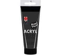 Marabu 120450812 100ml Tube Noir peinture acrylique - Peintures acryliques (Noir, 100 ml, Tube)