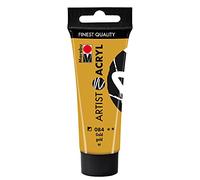 Marabu Artist Acryl Gold 084 12200055084 Peinture acrylique fine de qualité artistique à base d'eau, consistance pâte, hautement pigmentée, très bonne brillance et opacité