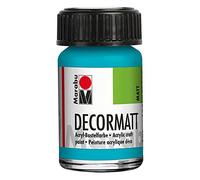 Marabu Decormatt 14010039091 Caraïbes acrylique 091 15 ml de peinture acrylique mate à base d'eau, crémeuse et colorée, résistante à la salive et aux intempéries, pour peindre et pochoir