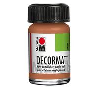 Marabu Decormatt 14010039787 787 Peinture acrylique mate à base d'eau, crémeuse et colorée, résistante à la salive et aux intempéries, pour peindre et pochoir librement