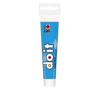Marabu DO IT Craft Paint, 36 ml bleu azur, peinture acrylique satinée pour le bricolage et les loisirs créatifs, peinture à l'eau, résistante aux intempéries, à la lumière, végétalienne, 12760076095